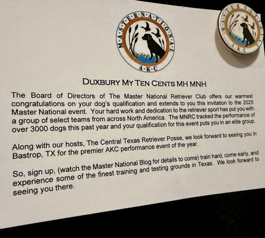 Need A Master National Invitation?